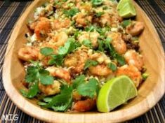Crevettes à la Citronnelle