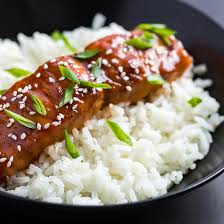 Pavés de saumon Sauce Teriyaki